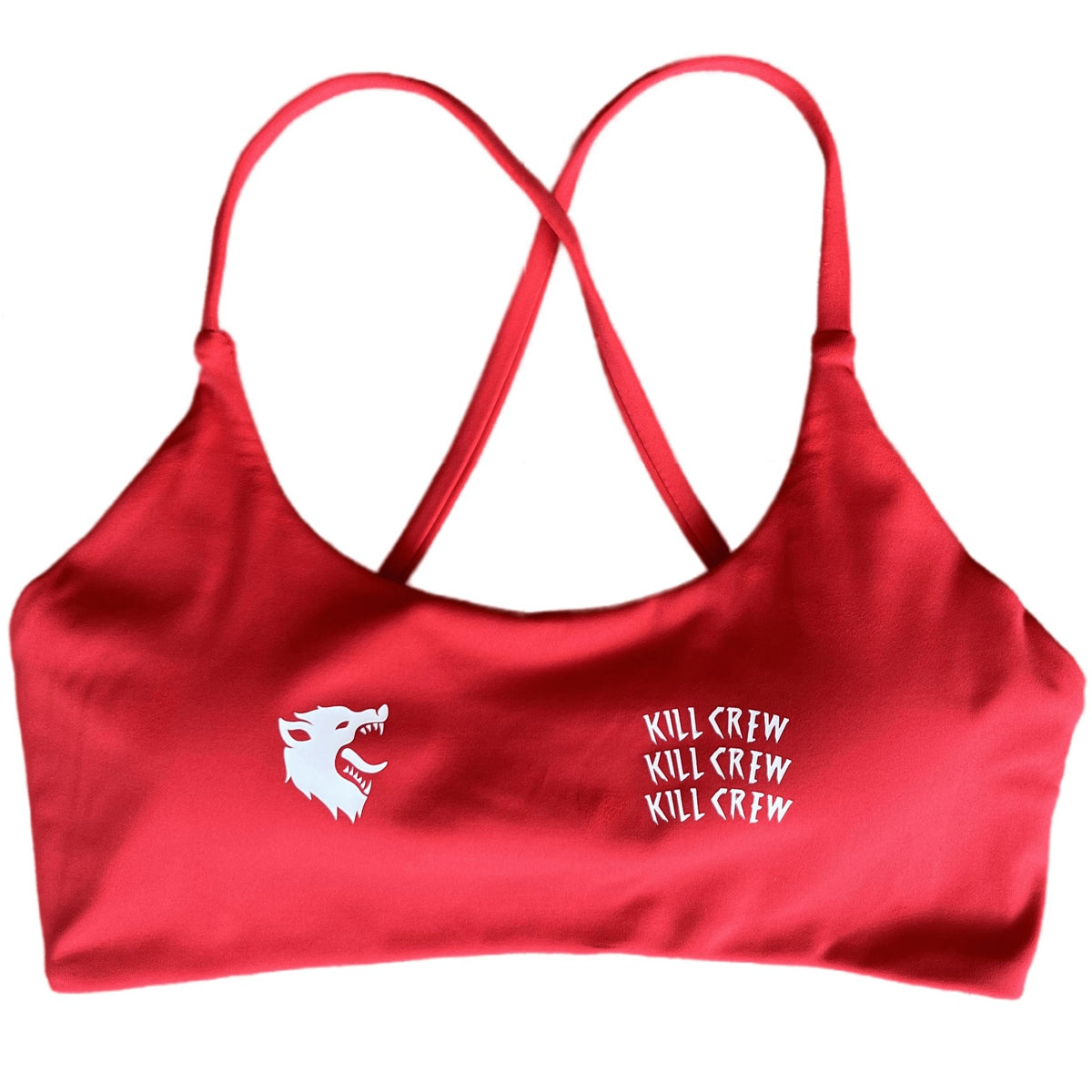 WOLF LOW SUPPORT SPORTS BRA - BLUE / PINK - Kill Crew