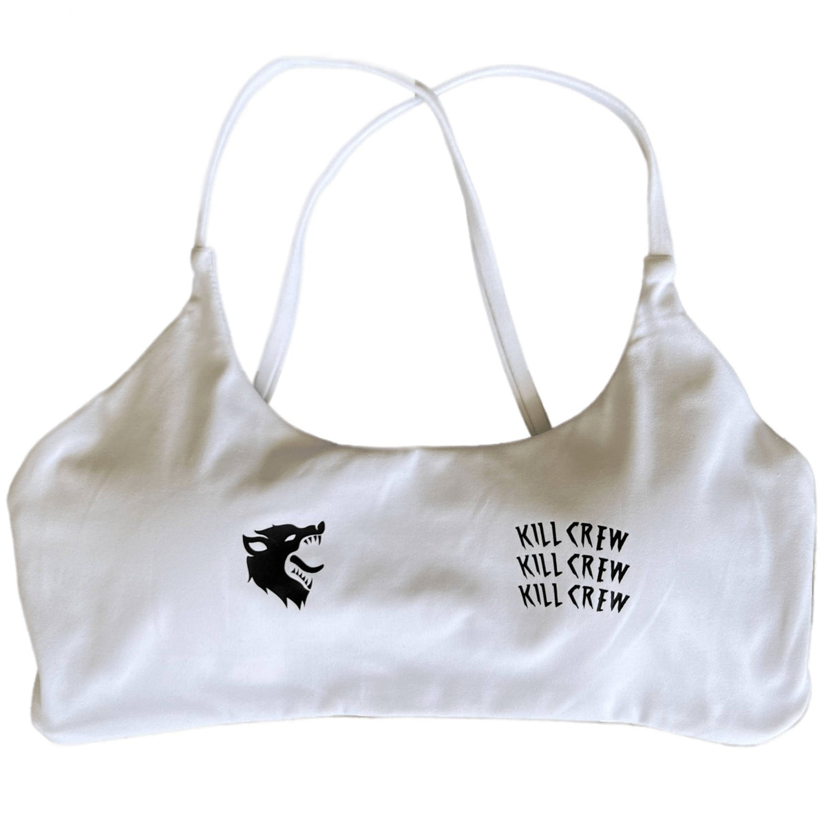 WOLF LOW SUPPORT SPORTS BRA - RED / WHITE