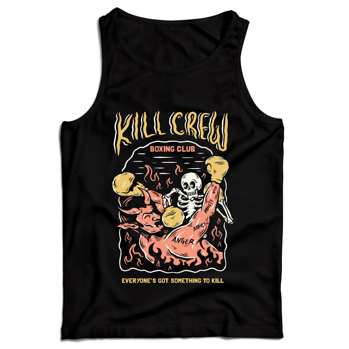 JIU JITSU DEPRESSION TANK TOP - BLACK - Kill Crew