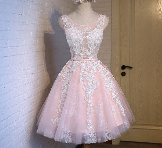 light pink dresses for homecoming