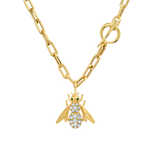 Gold Mini Link Charm Chain Connector Necklace - Lambert Jewelers