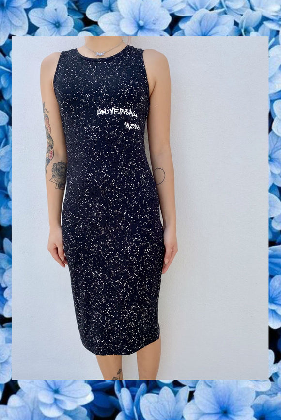 ☯Black Paint Splatter doctorneufeld Dress☯