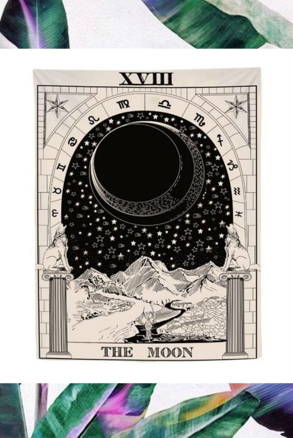 The Moon Tarot Tapestry