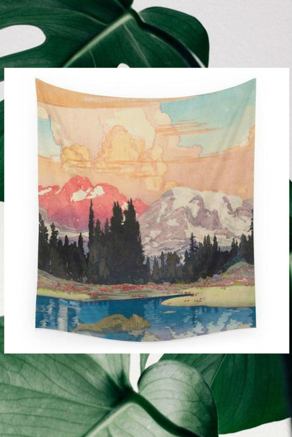 Storms Over Keiisino Wall Tapestry