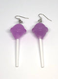 ☯Purple Lollipop Earrings☯