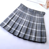 Pleated Plaid Tennis Skirts