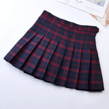 Pleated Plaid Tennis Skirts