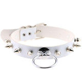 O Ring Spiked Choker