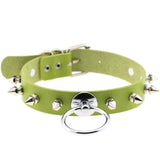 O Ring Spiked Choker