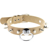 O Ring Spiked Choker