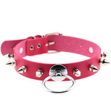 O Ring Spiked Choker