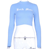 Baby Blue Rock Me Top