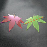 Maple Leaf Acrylic Earrings