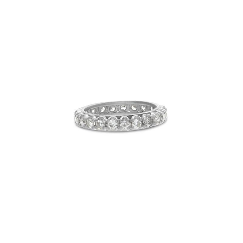 Art Deco Diamond Eternity Band 