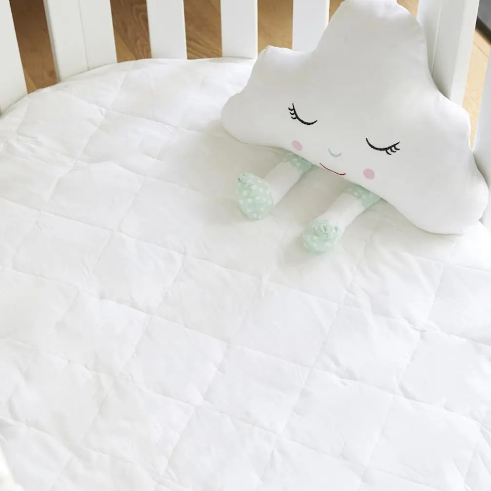 quilted cot mattress protector