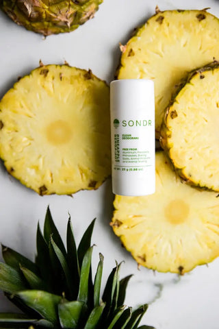 SONDR Natural Deodorant with Pineapple