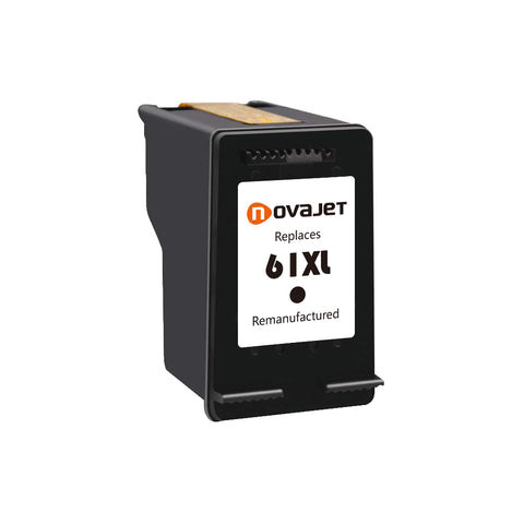 Novajet Remanufactured HP61XL 61 XL Black Ink Cartridge ...