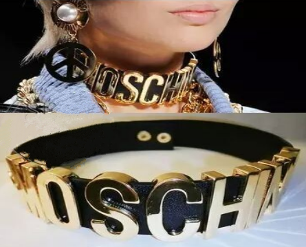 MOSCHINO Women Metal letters The necklace