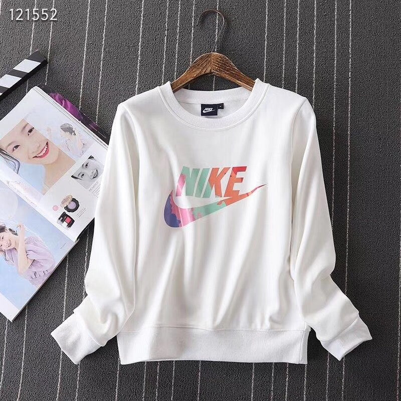 NIKE Women Fashion Long Sleeve Pullover Sweatshirt Top Sweater