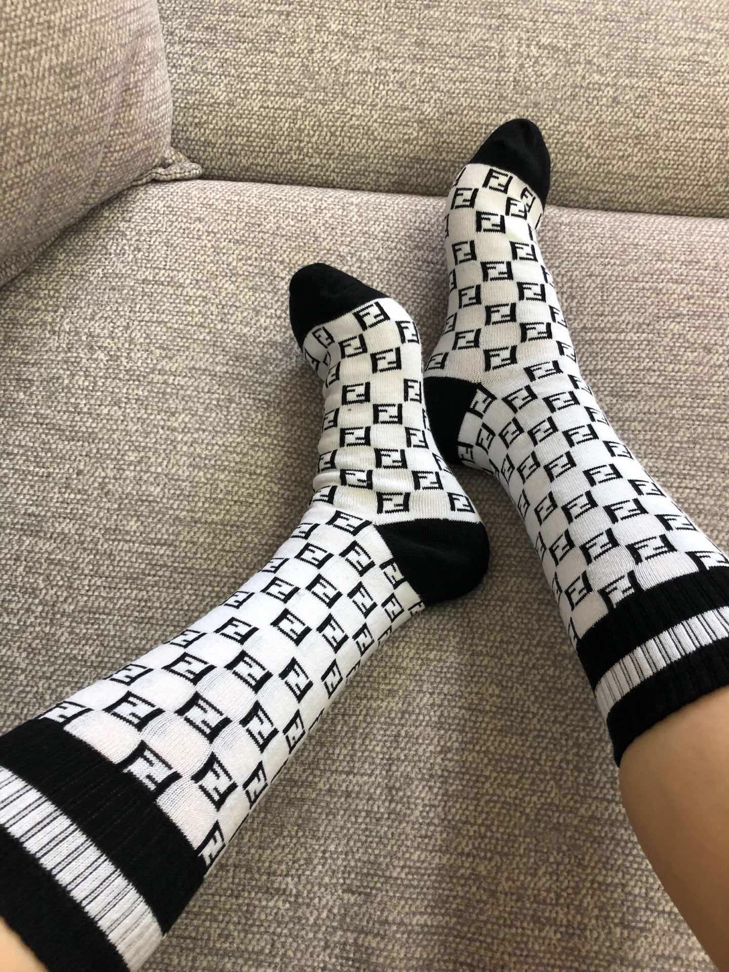 FENDI FF knit Socks