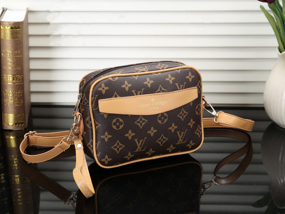 LV Women Leather Shoulder Bag Crossbody Satchel