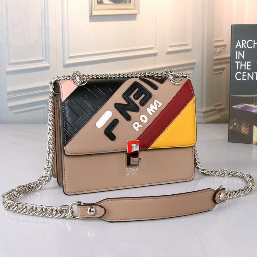 Fendi Women Leather Shoulder Bag Crossbody Satchel