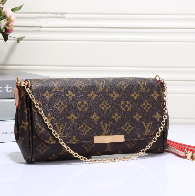 LV Louis Vuitton Women Shopping Leather Satchel Shoulder Bag Handbag Crossbody