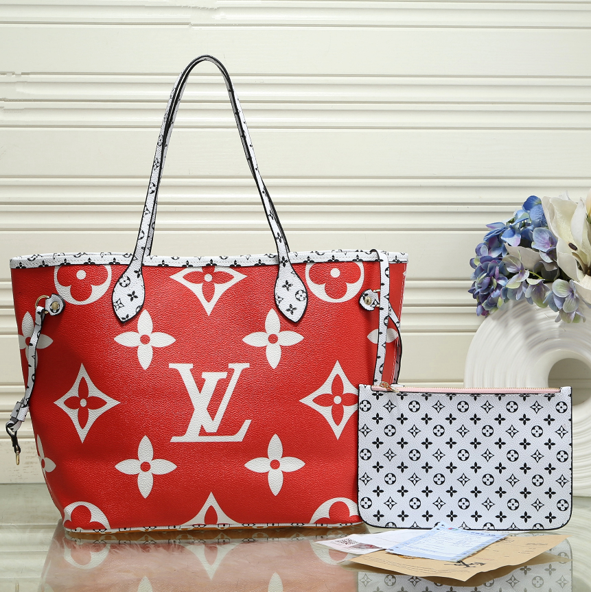 LV Louis Vuitton Fashion Hot Sale Women Leather Handbag Tote Sho