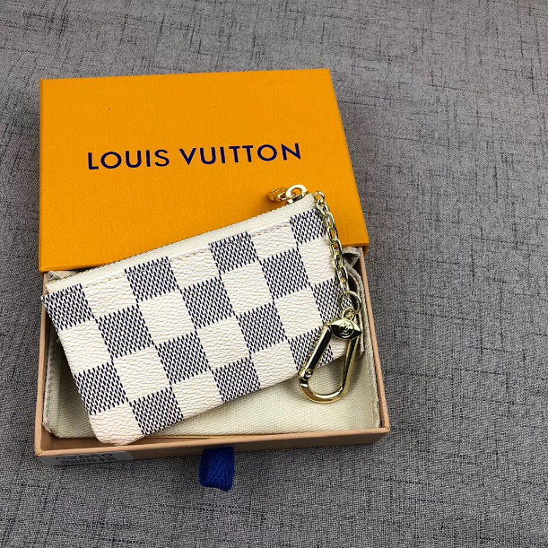 Louis Vuitton LV Clutch Bag Wristlet Women Men Key Pouch