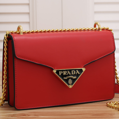 Prada Women Leather Shoulder Bag Crossbody Satchel