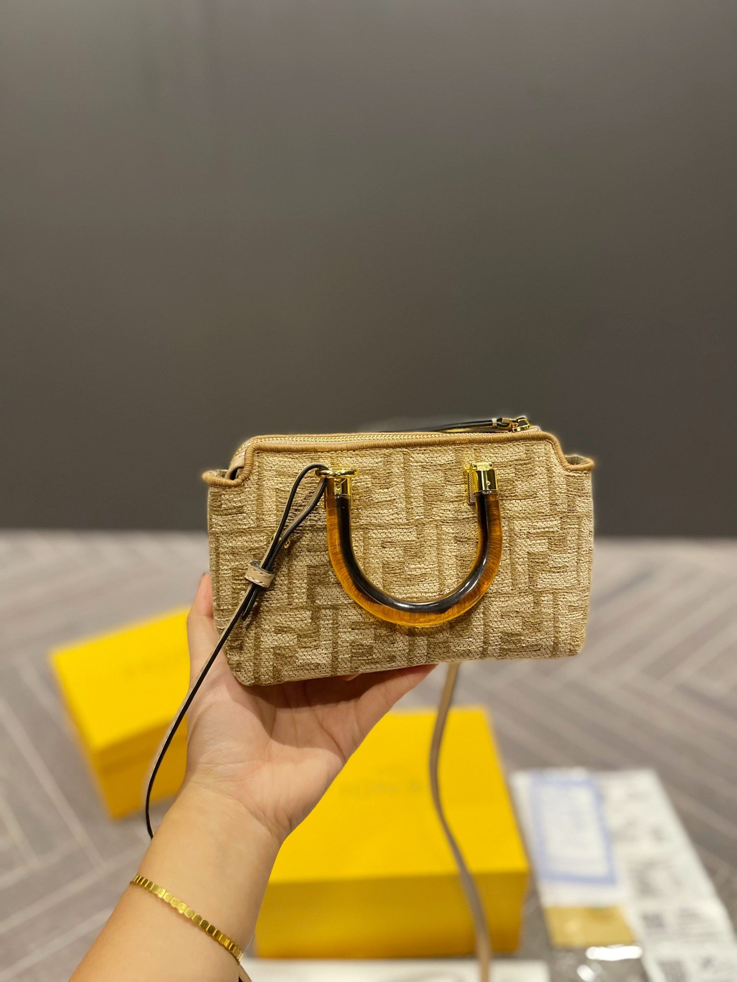 FENDI Monogram Pochette Metis Crossbody