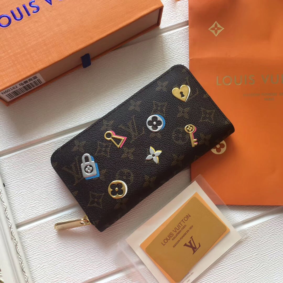 Louis Vuitton LV Women Leather Wallet Purse