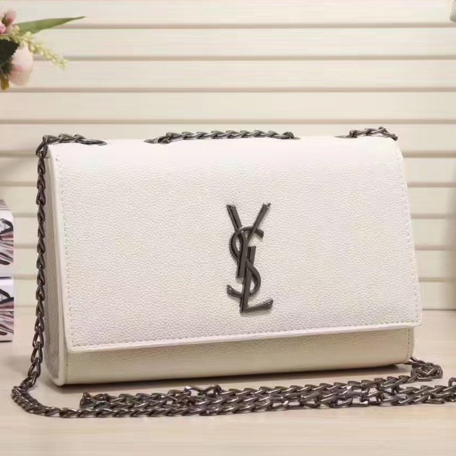 YSL Women Shopping Bag Leather Chain Satchel Shoulder Bag Crossbody