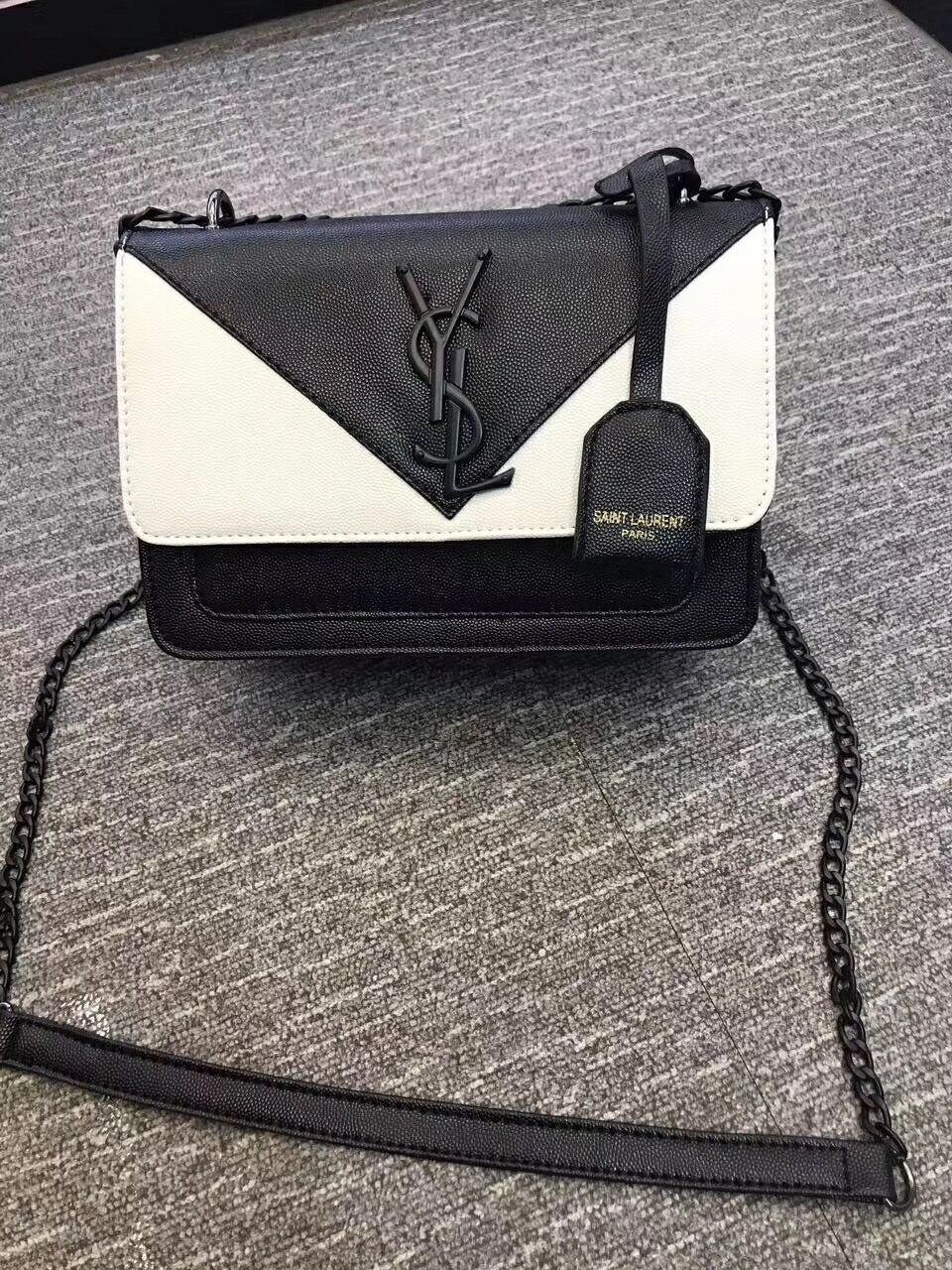 YSL Women Shopping Fashion Leather Chain Satchel Shoulder Bag Crossbody