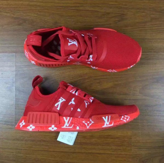 Adidas x LV NMD Woman Fashion Running Sneakers Sport Shoes