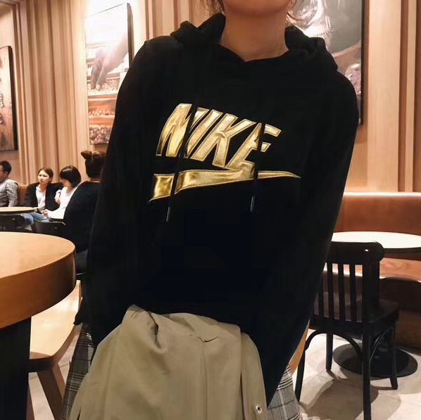 "NIKE" Women  Fashion Hooded Top Pullover Sweater Sweatshirt Hoodie