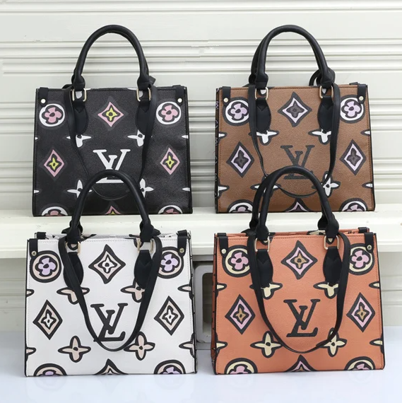 LV Louis Vuitton Newest Popular Women Leather Tote Crossbody Satchel Shoulder Bag Handbag