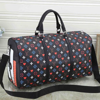 LV Louis Vuitton classic large-capacity colorblock travel bag duffel bag  handbag shoulder bag