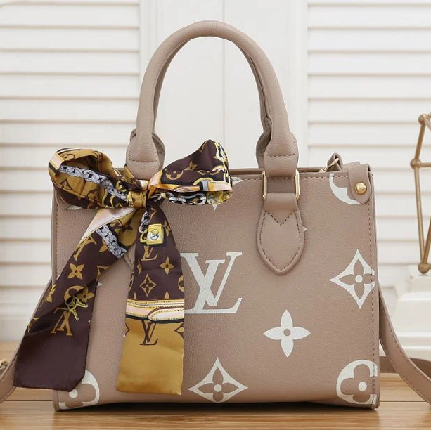 LV Louis vuitton tide brand female models full printed old flower