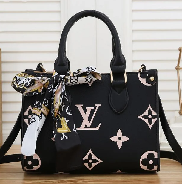 LV Louis Vuitton Newest Popular Women Leather Tote Crossbody Satchel