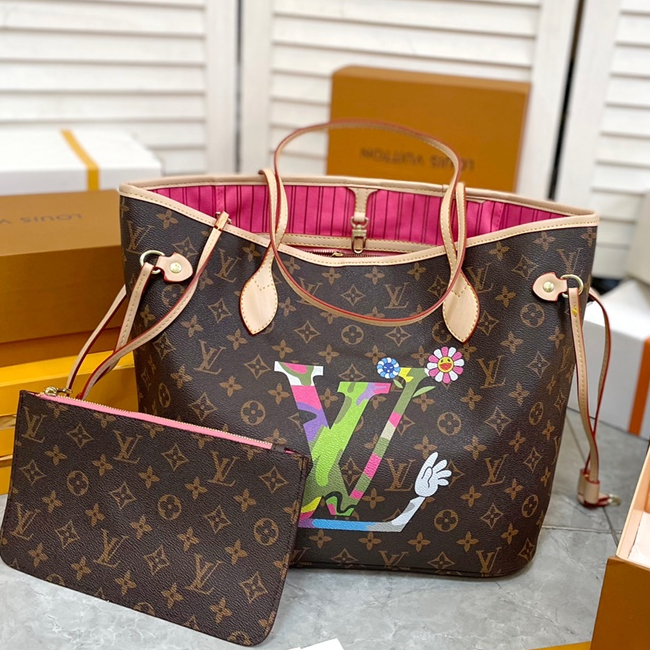 LV Louis Vuitton Hot Sale Women Leather Handbag Tote Shoulder Bag Purse Wallet