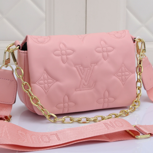 Louis Vuitton LV Fashion Leather Crossbody Satchel Shoulder Bag