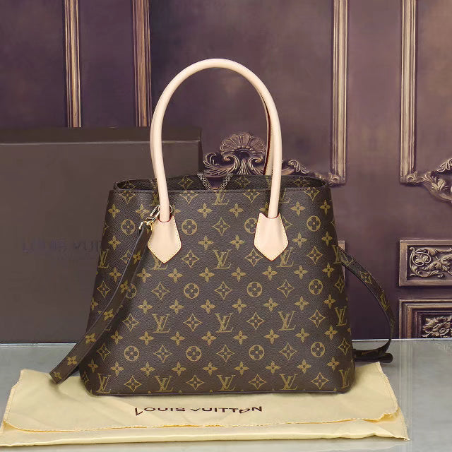 LV Women Shopping Leather Tote Crossbody Satchel Shoulder Bag