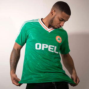 Irish retro replica football shirt 