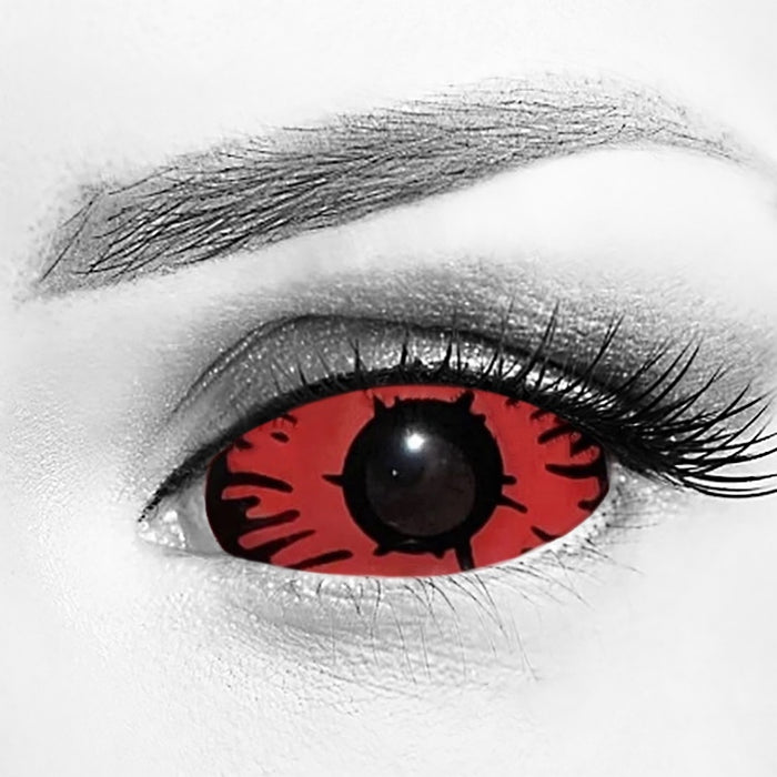 Red Devil Eye Sclera 22mm Contacts — Moco Queen