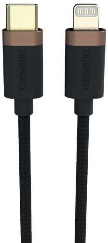 Duracell Hleðslusnúra USB-C í Lightning 1M