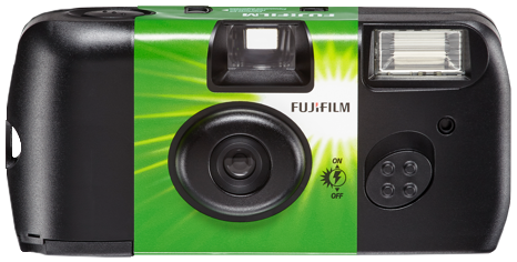 Fujifilm einnota myndavél