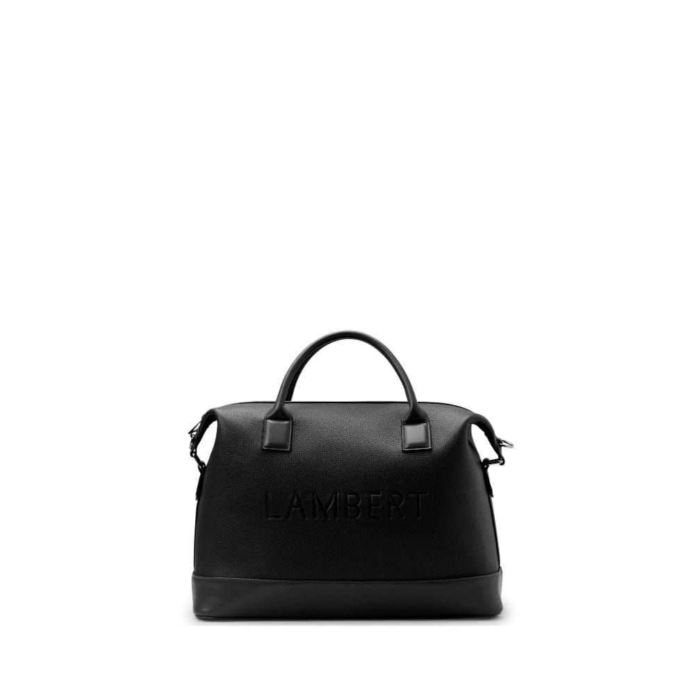 Le Mae - Petit sac de voyage en cuir vegan noir - Lambert product image