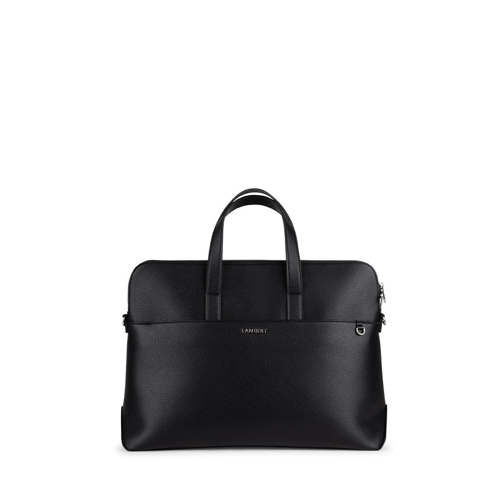 Le Malorie - Mallette 2-en-1 en cuir vegan noire