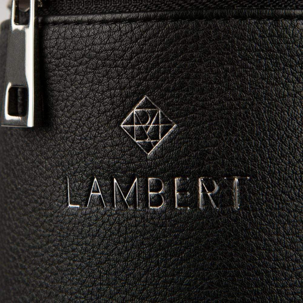 Le Mia - Sac à couches en cuir vegan noir – Lambert